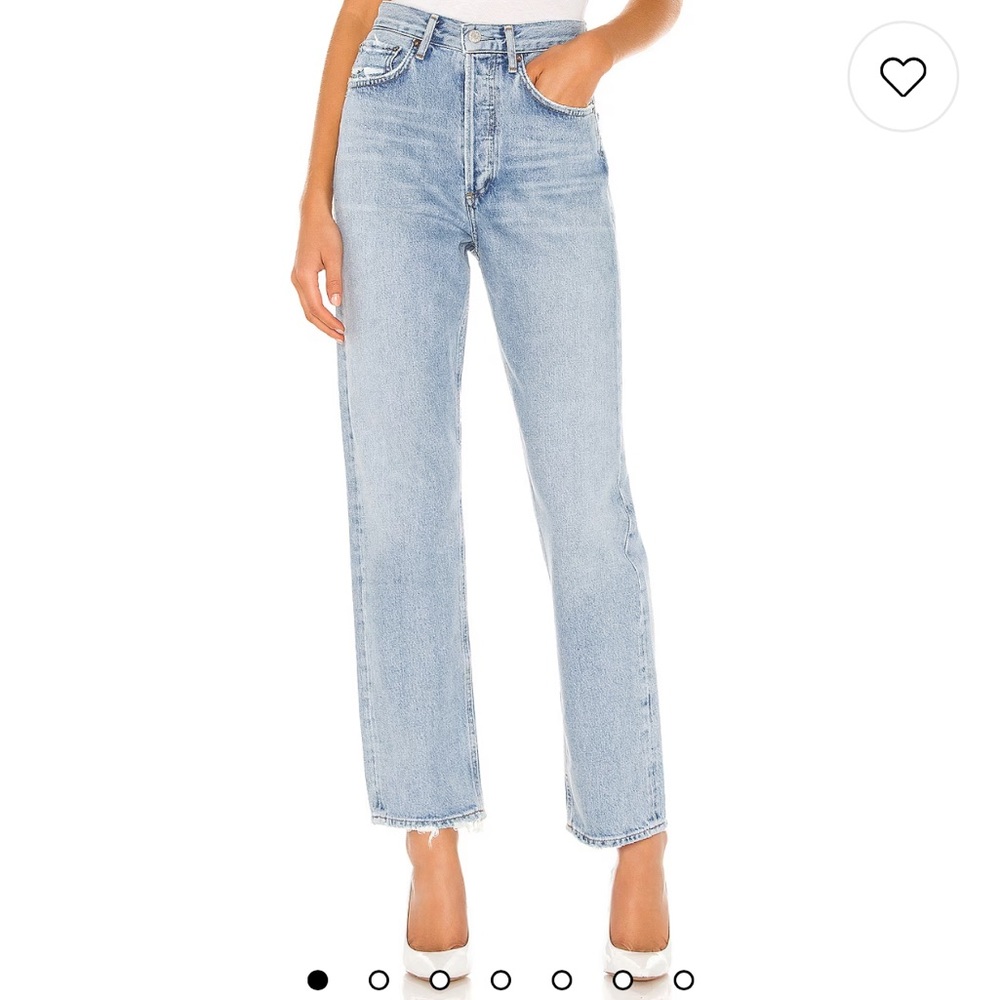 AGOLDE mid rise loose fit in snapshot size 23